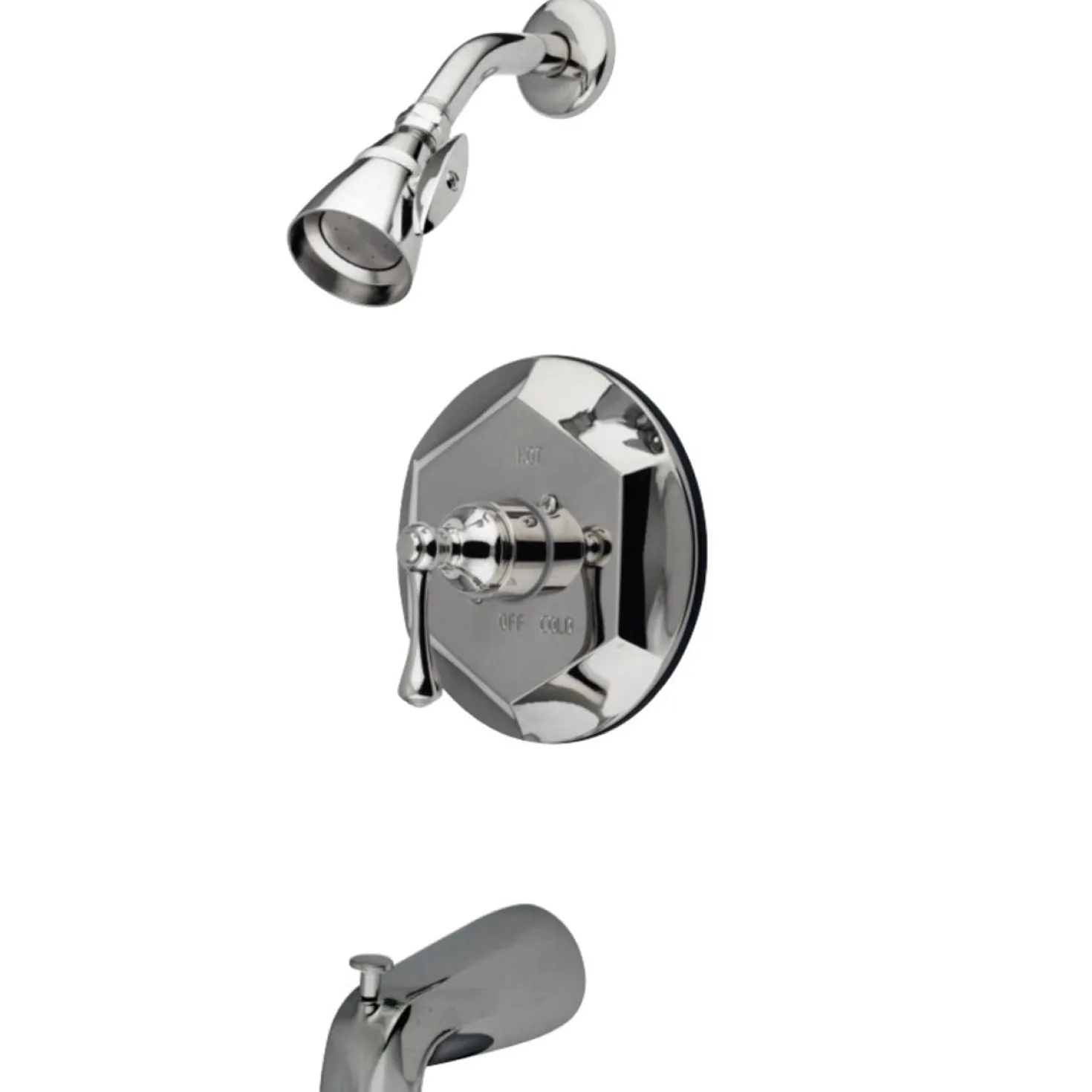 Kingston Brass English Vintage Wall Mount Tub with Shower Faucet