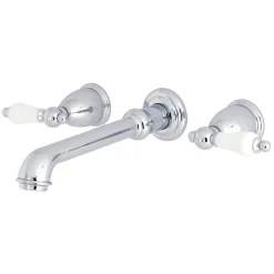 Kingston Brass English Vintage 2-Handle Wall Mount Roman Tub Faucet