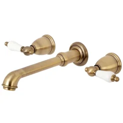 Kingston Brass English Vintage 2-Handle Wall Mount Roman Tub Faucet