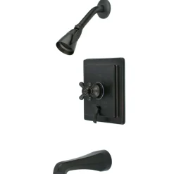 Kingston Brass English Vintage Tub and Shower Faucet with Diverter