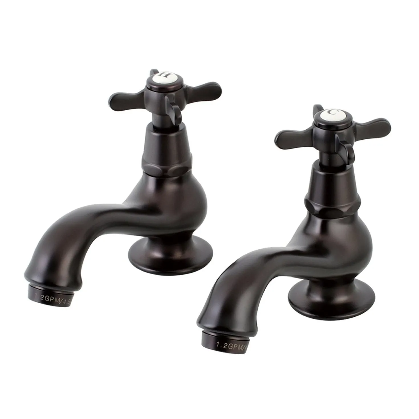 Kingston Brass Essex Basin Tap Faucet with Cross Handle