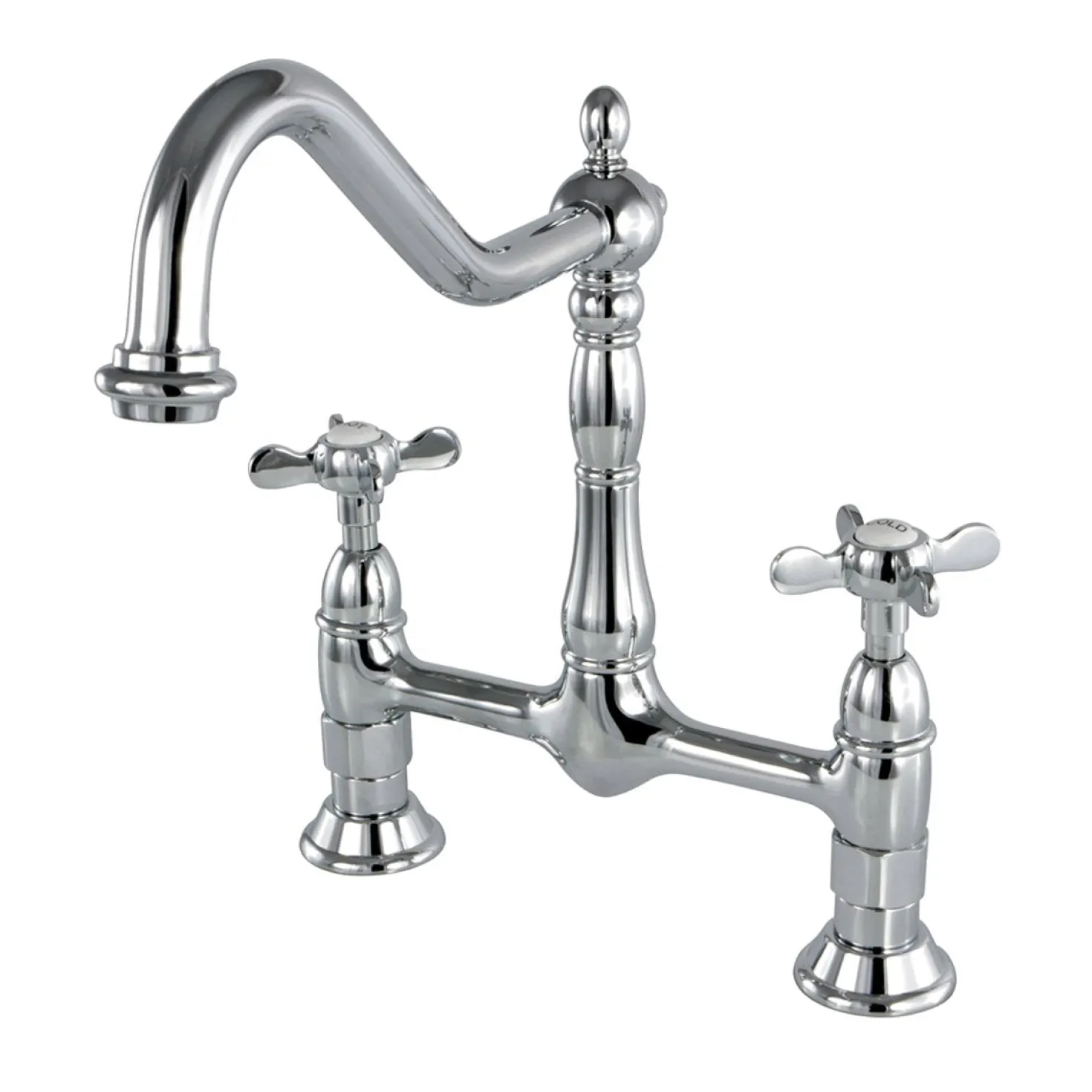Kingston Brass Essex 8" Centerset Kitchen Faucet Less Sprayer