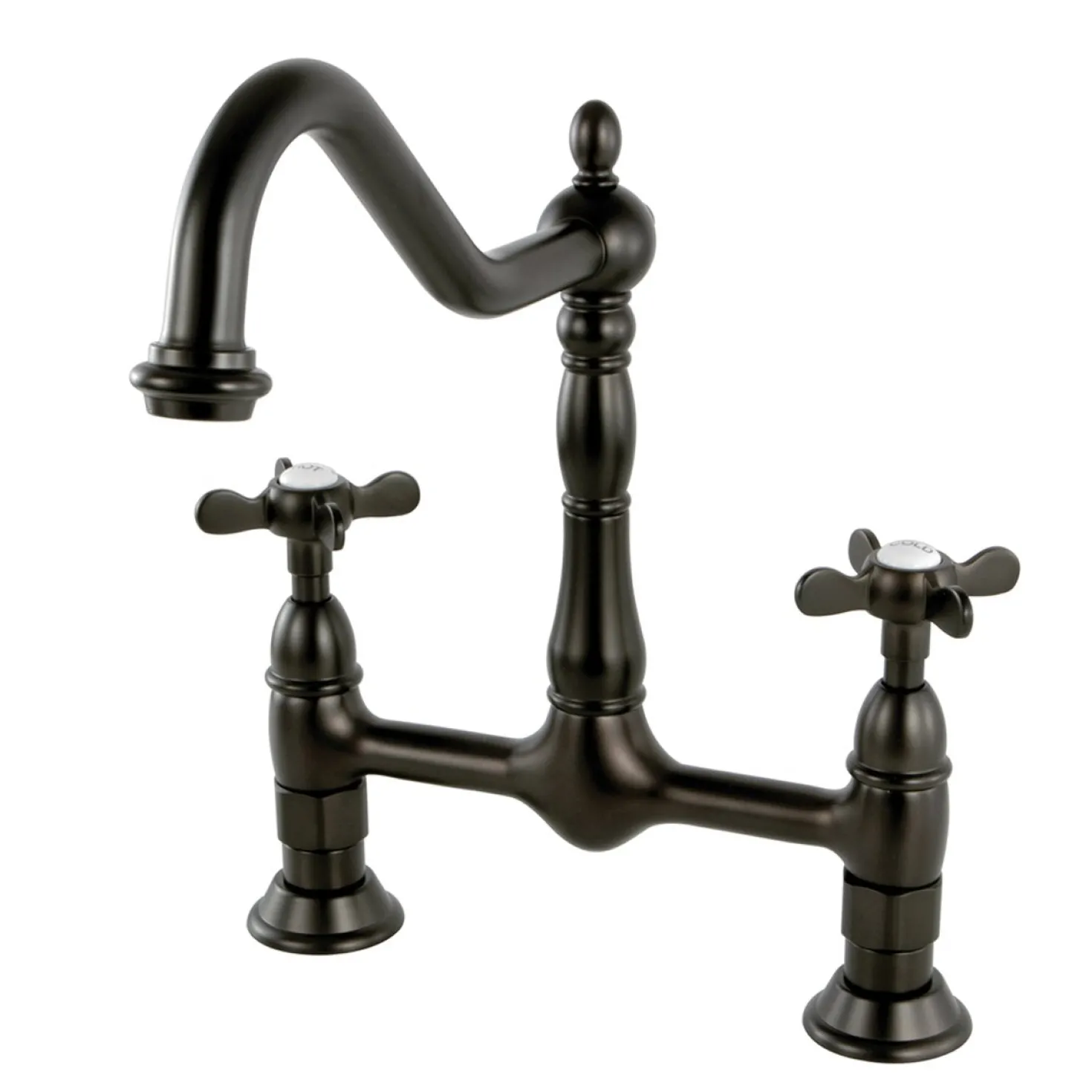 Kingston Brass Essex 8" Centerset Kitchen Faucet Less Sprayer
