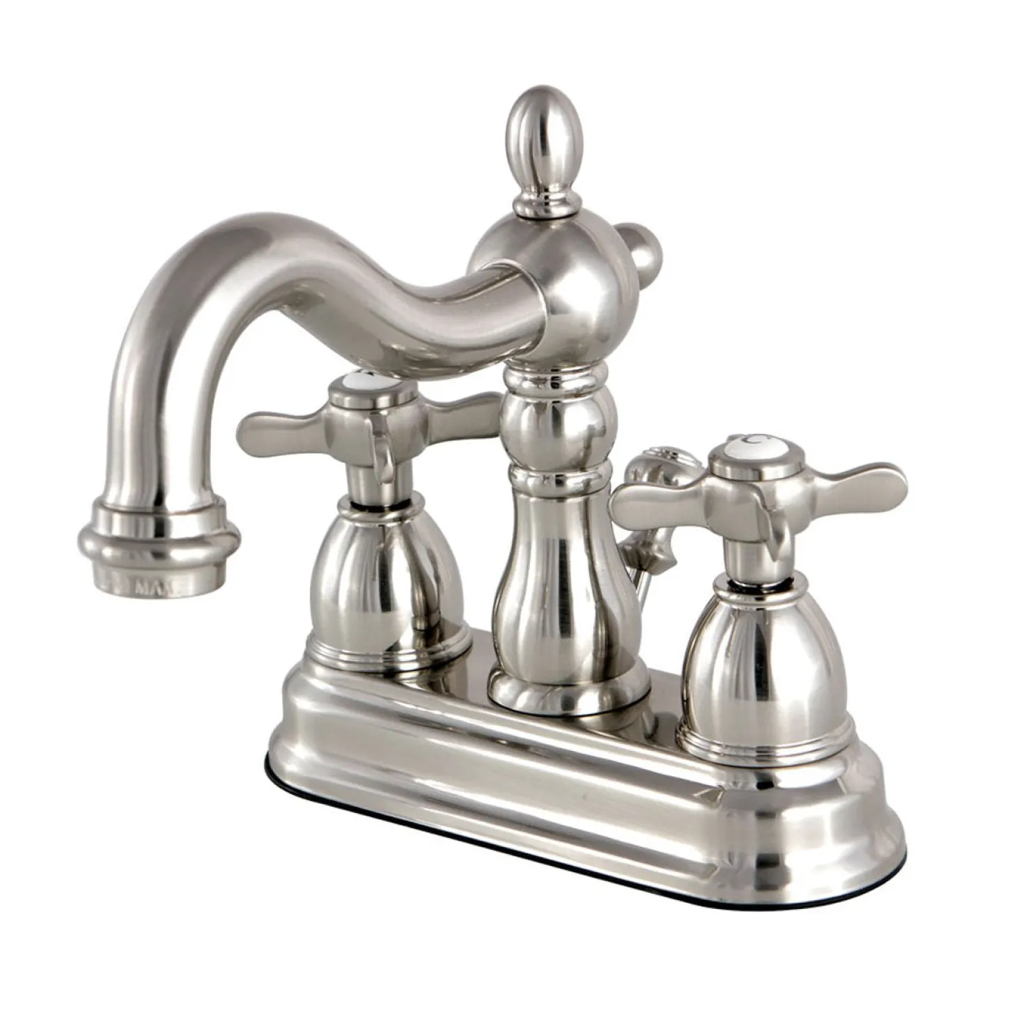 Kingston Brass Essex 4" Centerset Lavatory Faucet with Brass Pop-up