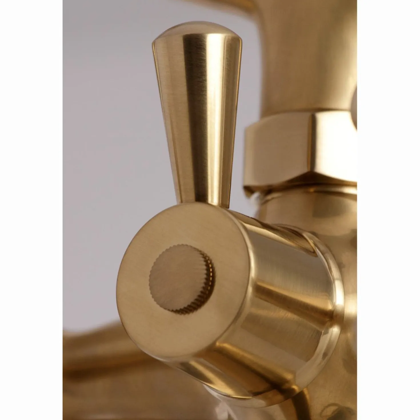 Kingston Brass Essex 6" Centers Deck Mount Clawfoot Tub Filler with Hand Shower