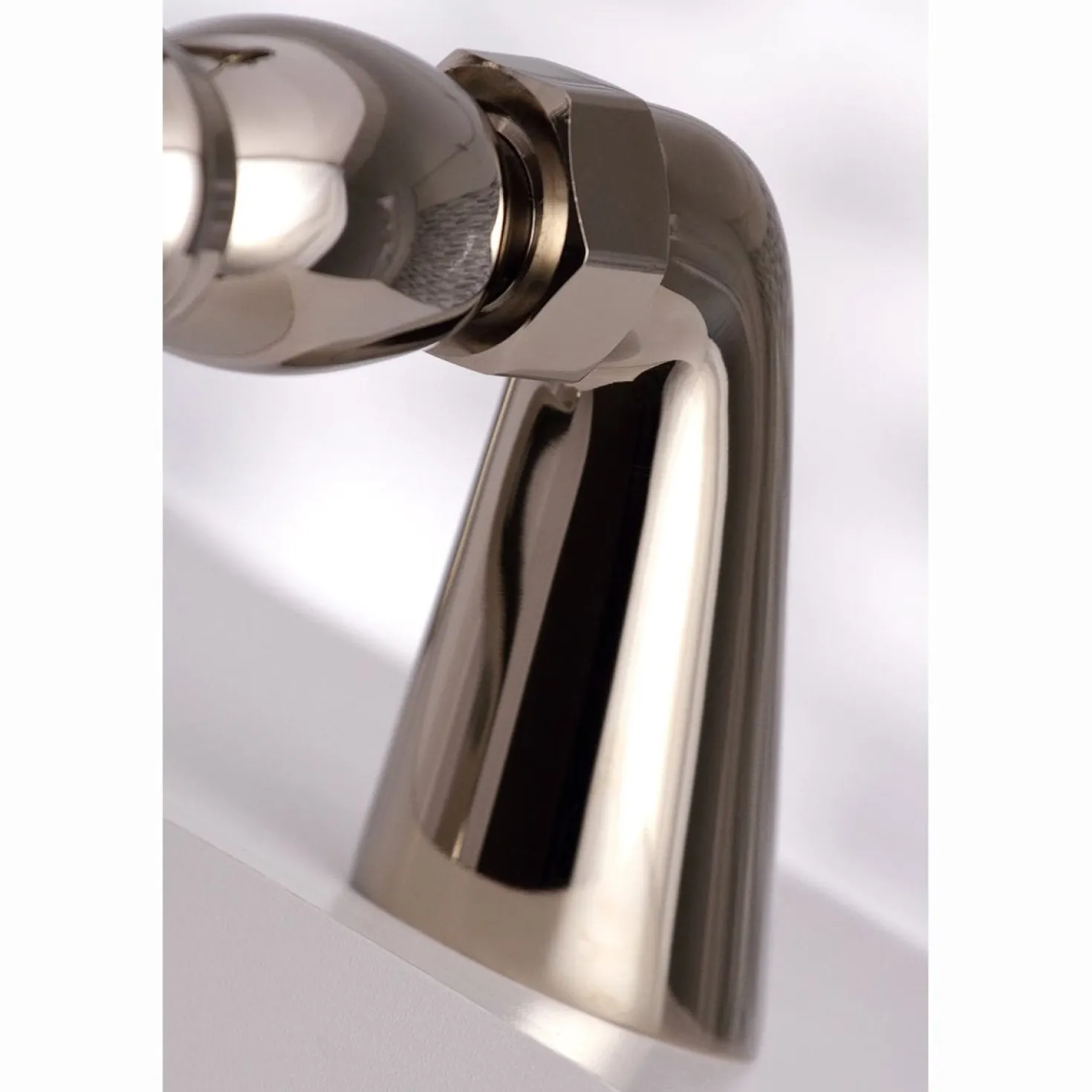 Kingston Brass Essex 6" Centers Deck Mount Clawfoot Tub Filler with Hand Shower