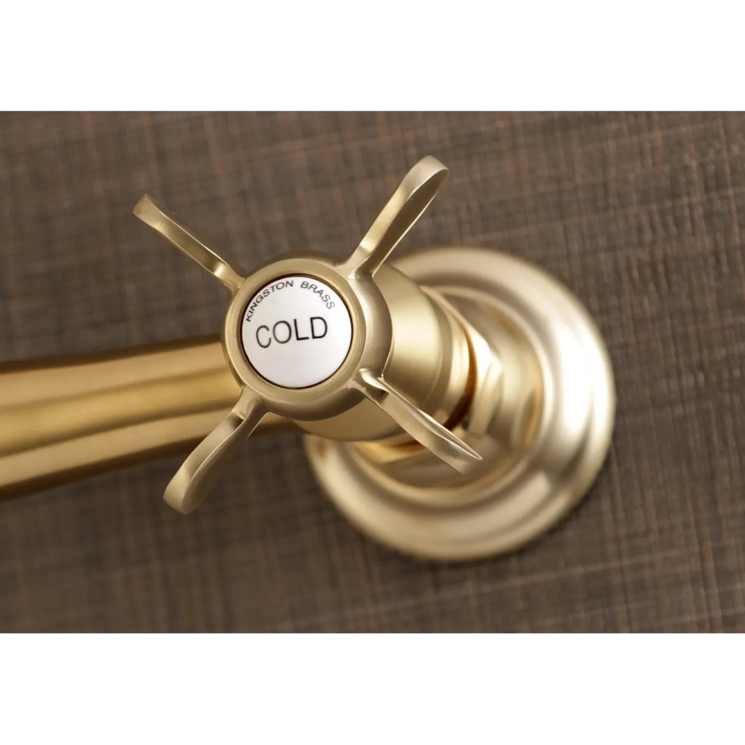 Kingston Brass Essex 8" Center Wall Mount Bathroom Faucet