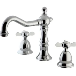 Kingston Brass Essex Classic Widespread Lavatory Faucet with Brass Pop-up