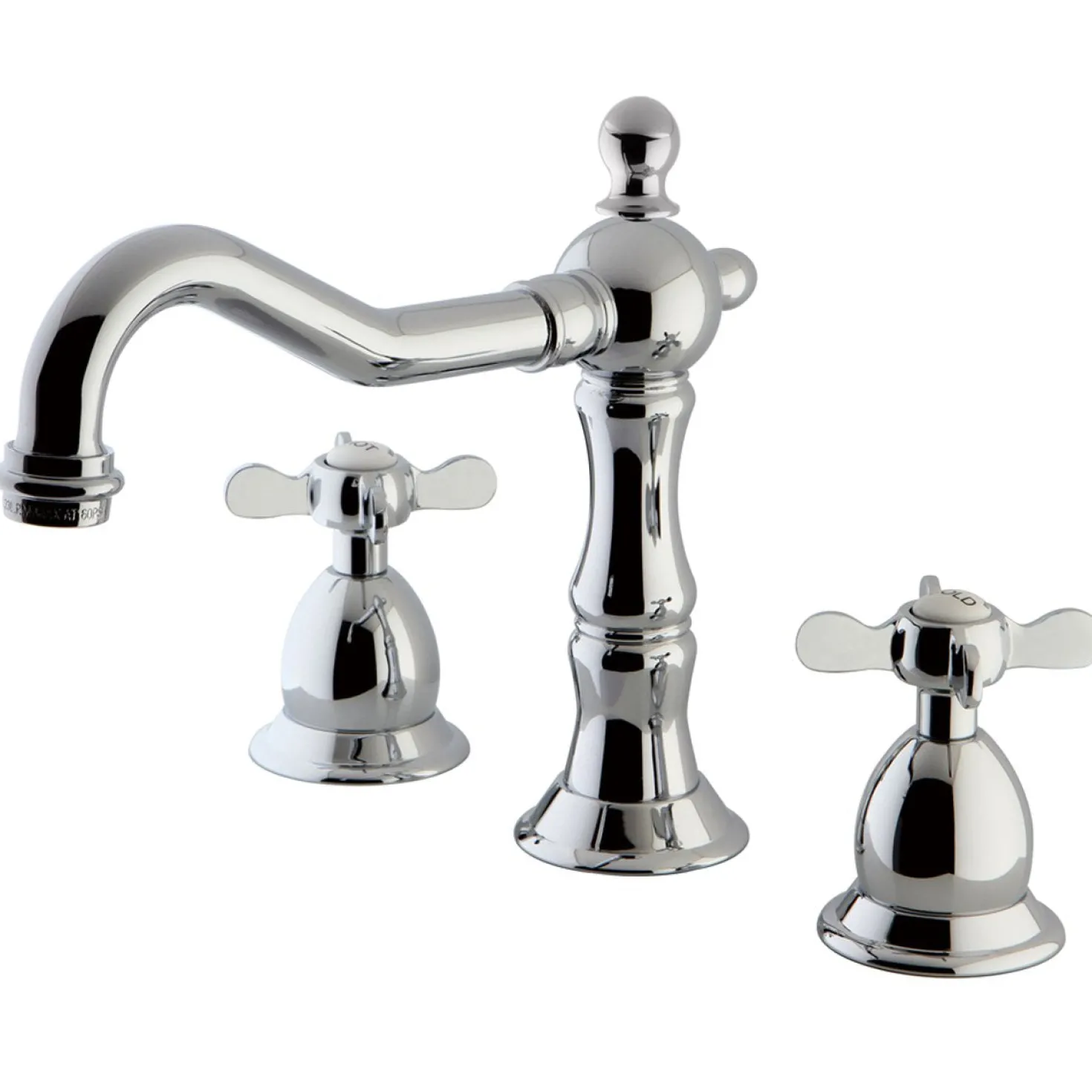 Kingston Brass Essex Classic Widespread Lavatory Faucet with Brass Pop-up