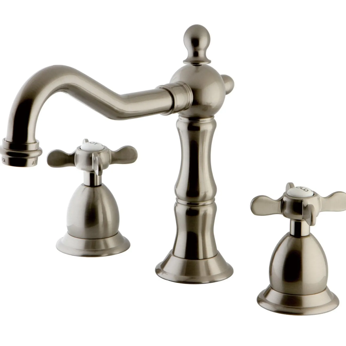 Kingston Brass Essex Classic Widespread Lavatory Faucet with Brass Pop-up