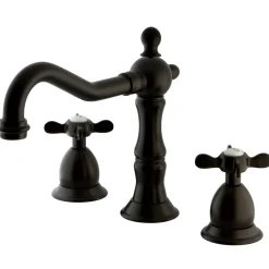 Kingston Brass Essex Classic Widespread Lavatory Faucet with Brass Pop-up