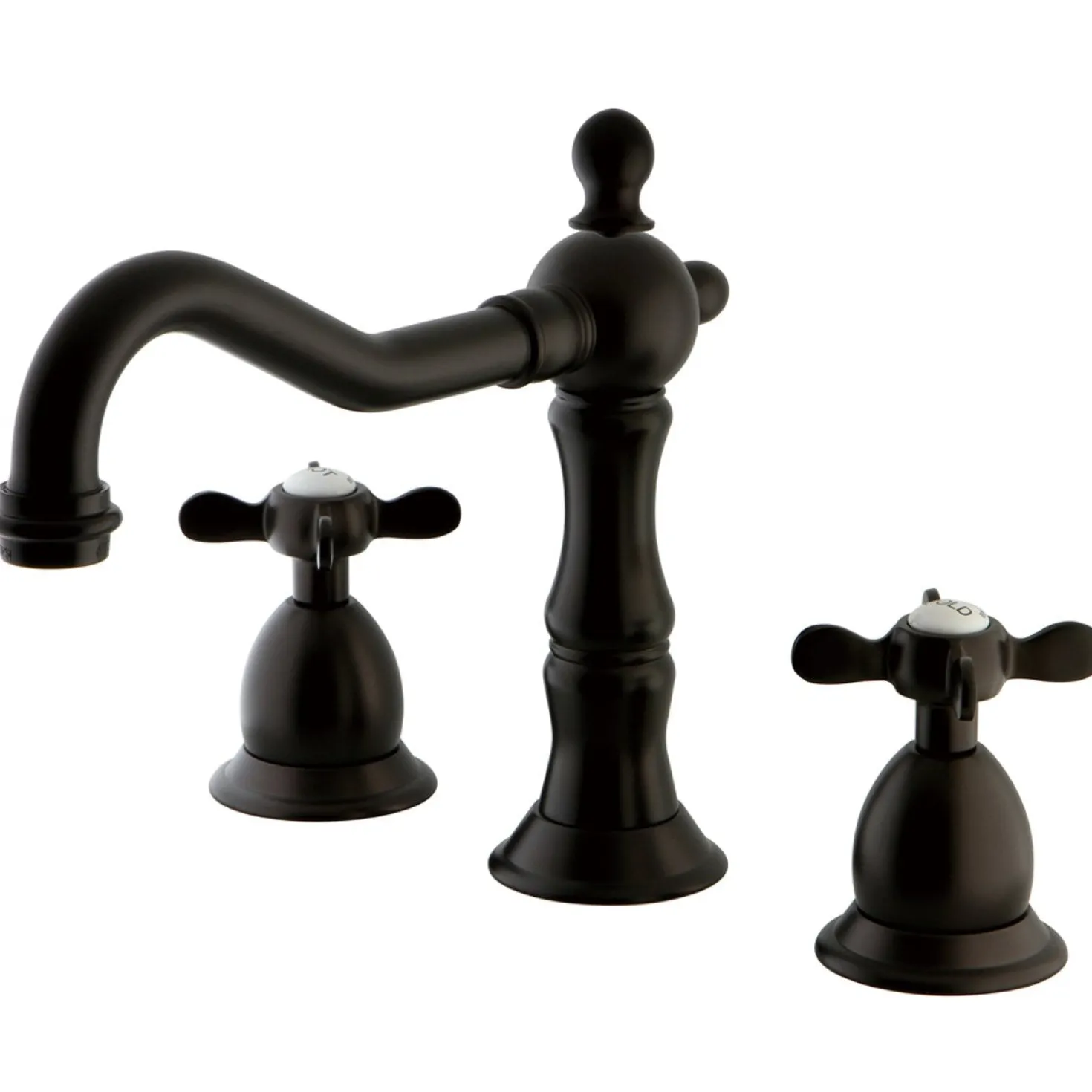 Kingston Brass Essex Classic Widespread Lavatory Faucet with Brass Pop-up