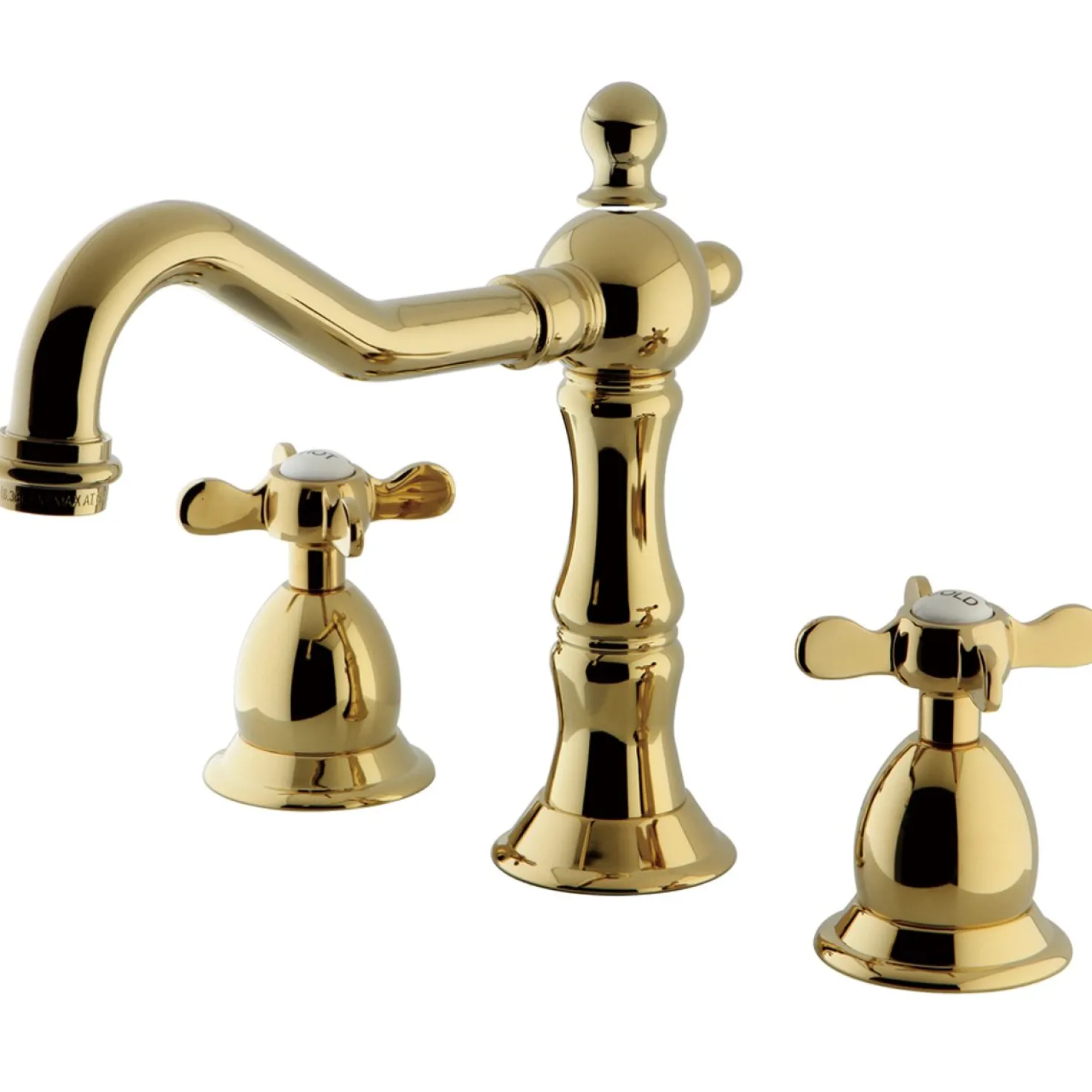 Kingston Brass Essex Classic Widespread Lavatory Faucet with Brass Pop-up