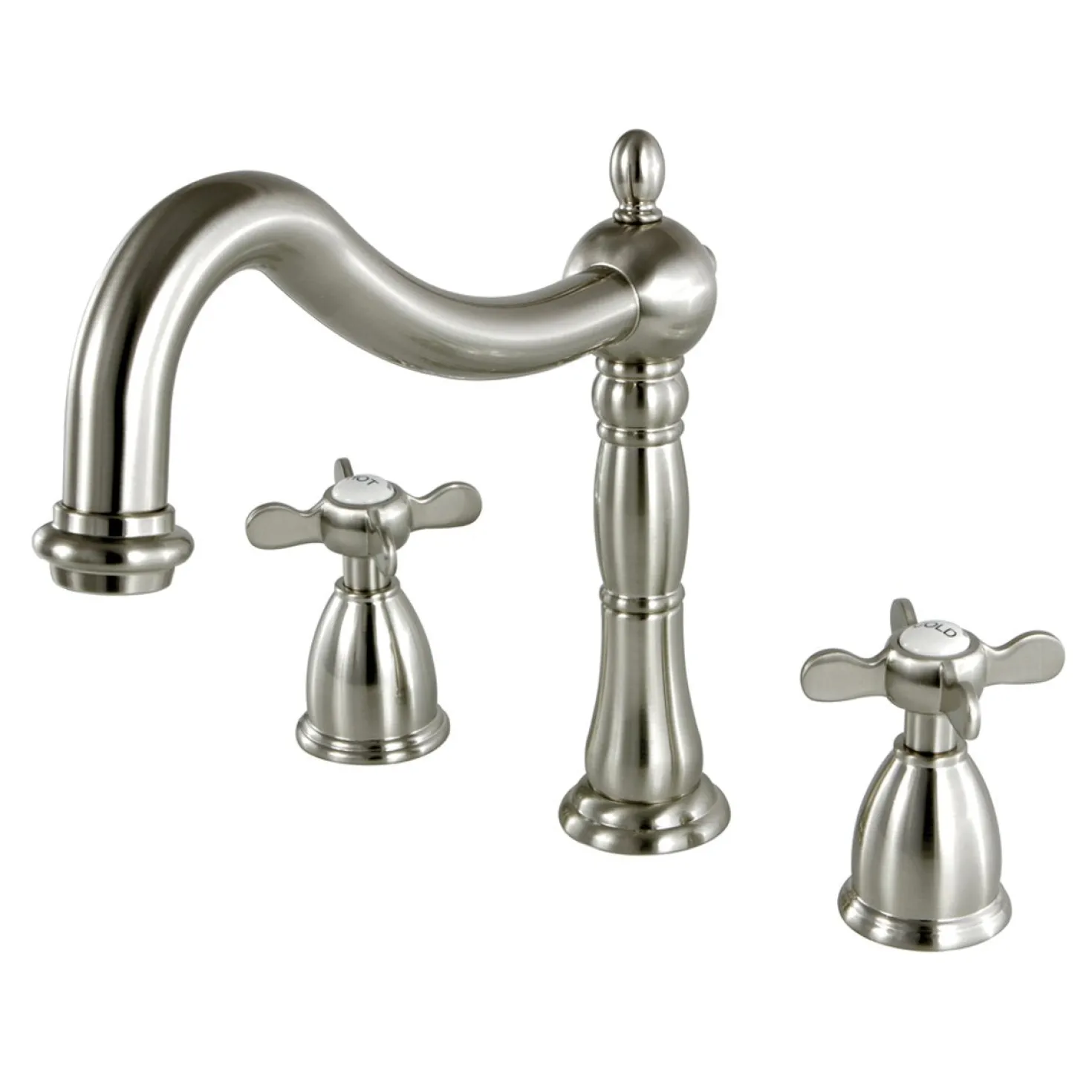 Kingston Brass Essex Classic Roman Tub Filler with Cross Handle
