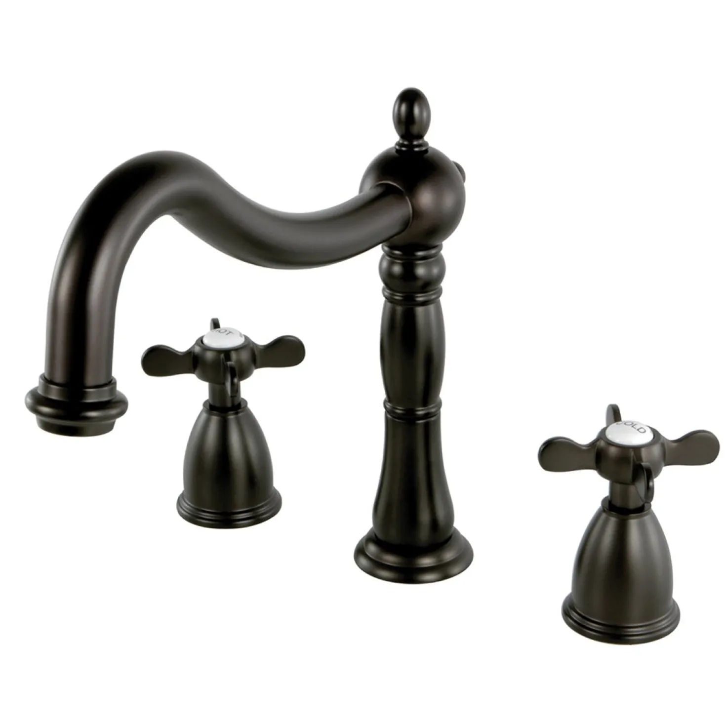 Kingston Brass Essex Classic Roman Tub Filler with Cross Handle