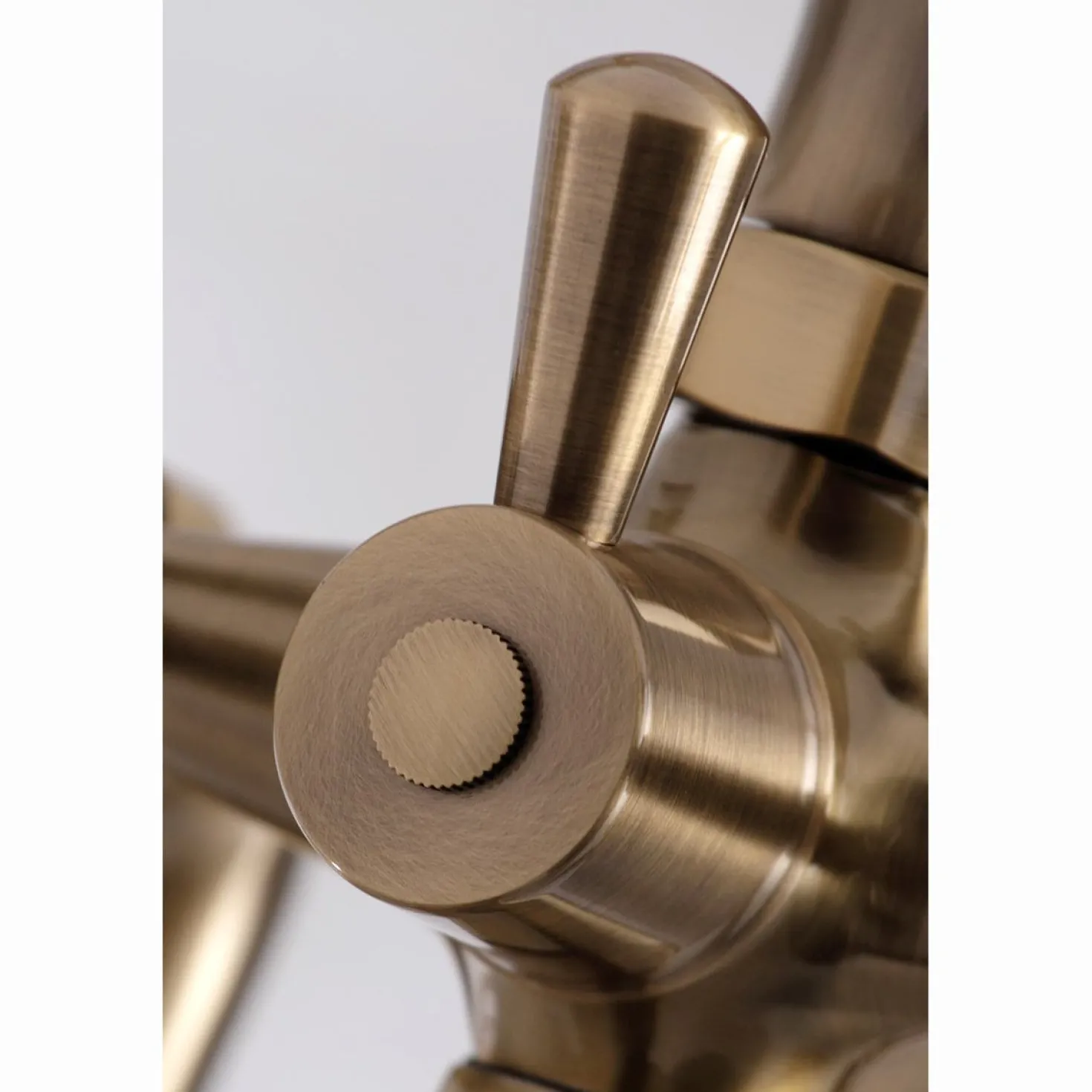 Kingston Brass Essex Deck Mount Clawfoot Tub Filler with Hand Shower