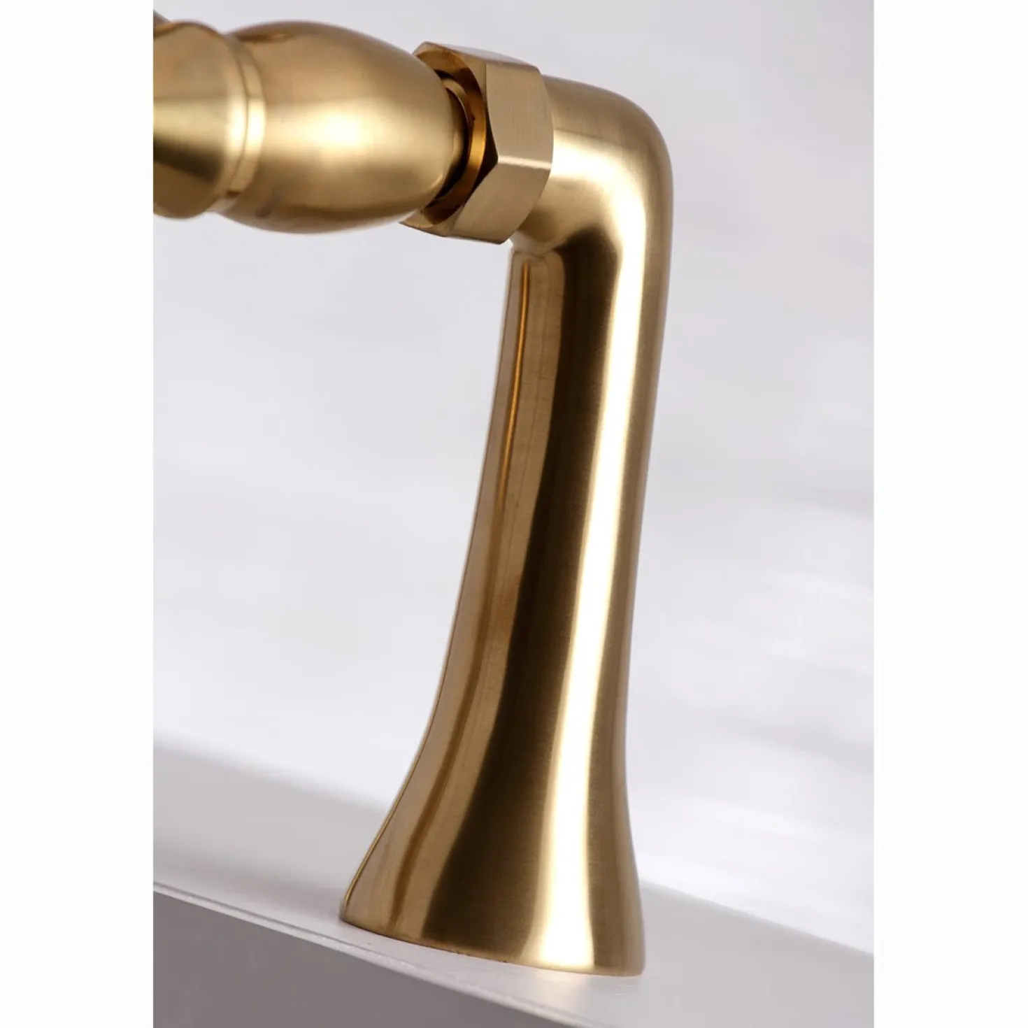 Kingston Brass Essex Deck Mount Clawfoot Tub Filler with Hand Shower