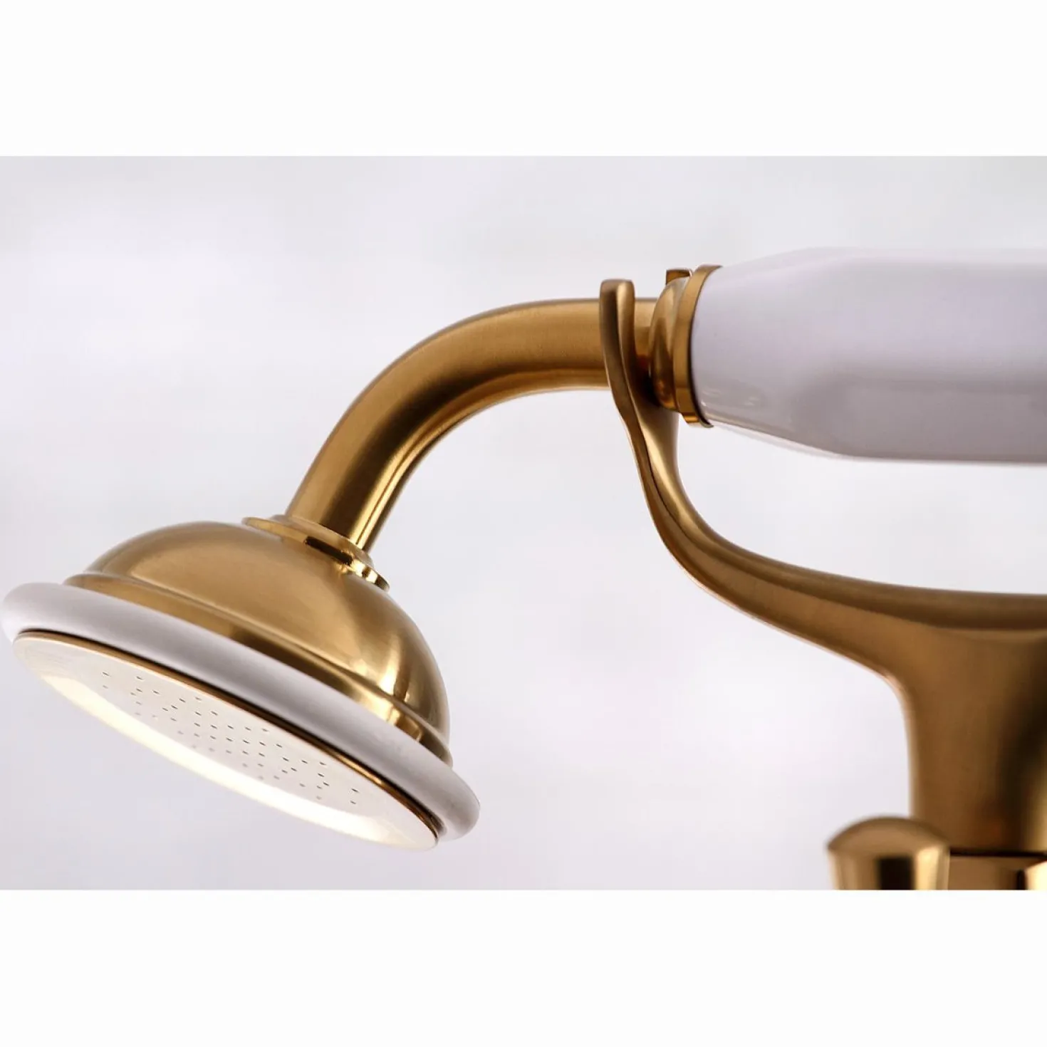 Kingston Brass Essex Deck Mount Clawfoot Tub Filler with Hand Shower