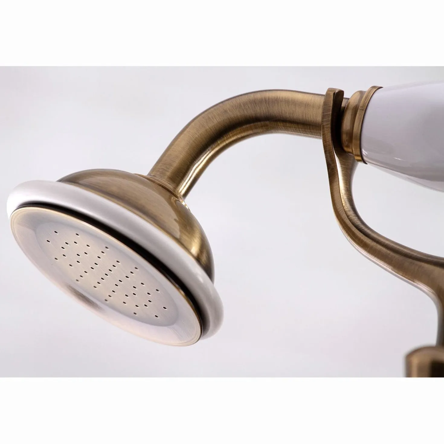 Kingston Brass Essex Deck Mount Clawfoot Tub Filler with Hand Shower
