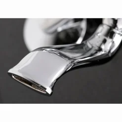 Kingston Brass Essex 2-Handle Wall Mount Clawfoot Tub Faucet with Hand Shower