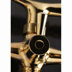 Kingston Brass Essex 2-Handle Wall Mount Clawfoot Tub Faucet with Hand Shower