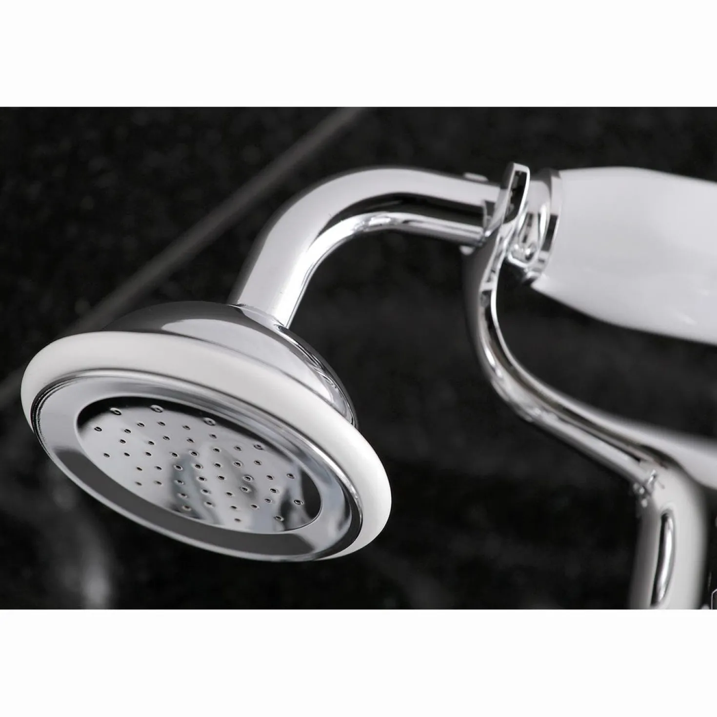 Kingston Brass Essex 2-Handle Wall Mount Clawfoot Tub Faucet with Hand Shower