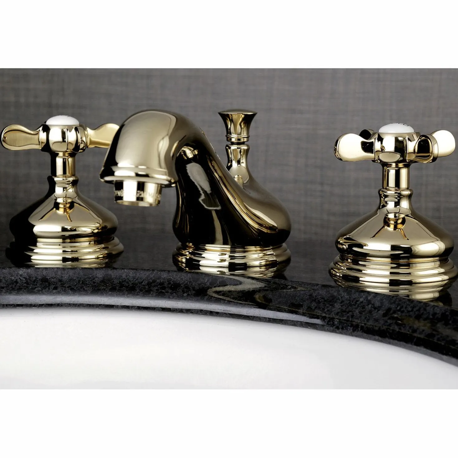 Kingston Brass Essex 3-Hole 8-Inch Widespread Bathroom Faucet
