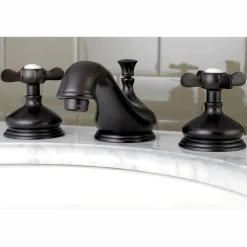 Kingston Brass Essex 3-Hole 8-Inch Widespread Bathroom Faucet