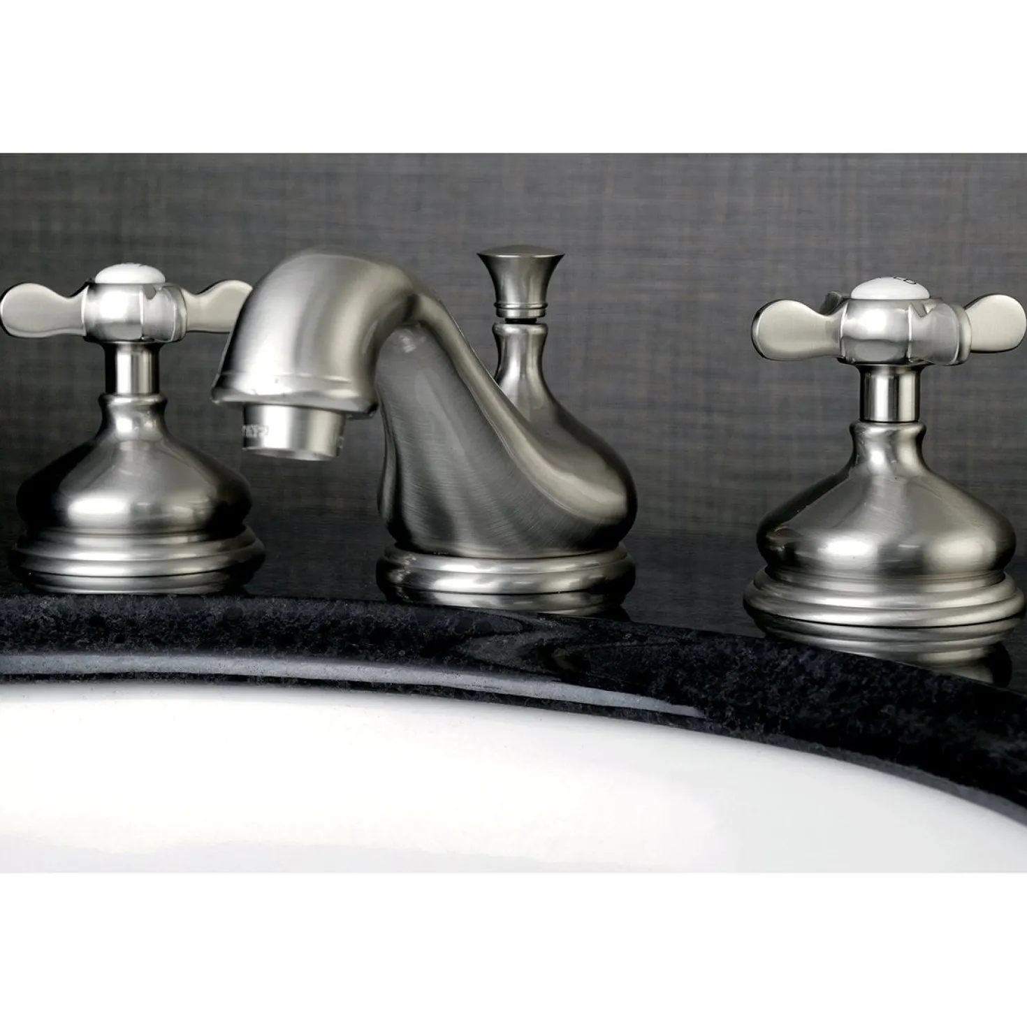 Kingston Brass Essex 3-Hole 8-Inch Widespread Bathroom Faucet