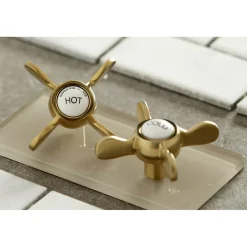 Kingston Brass Essex 3-Hole 8-Inch Widespread Bathroom Faucet