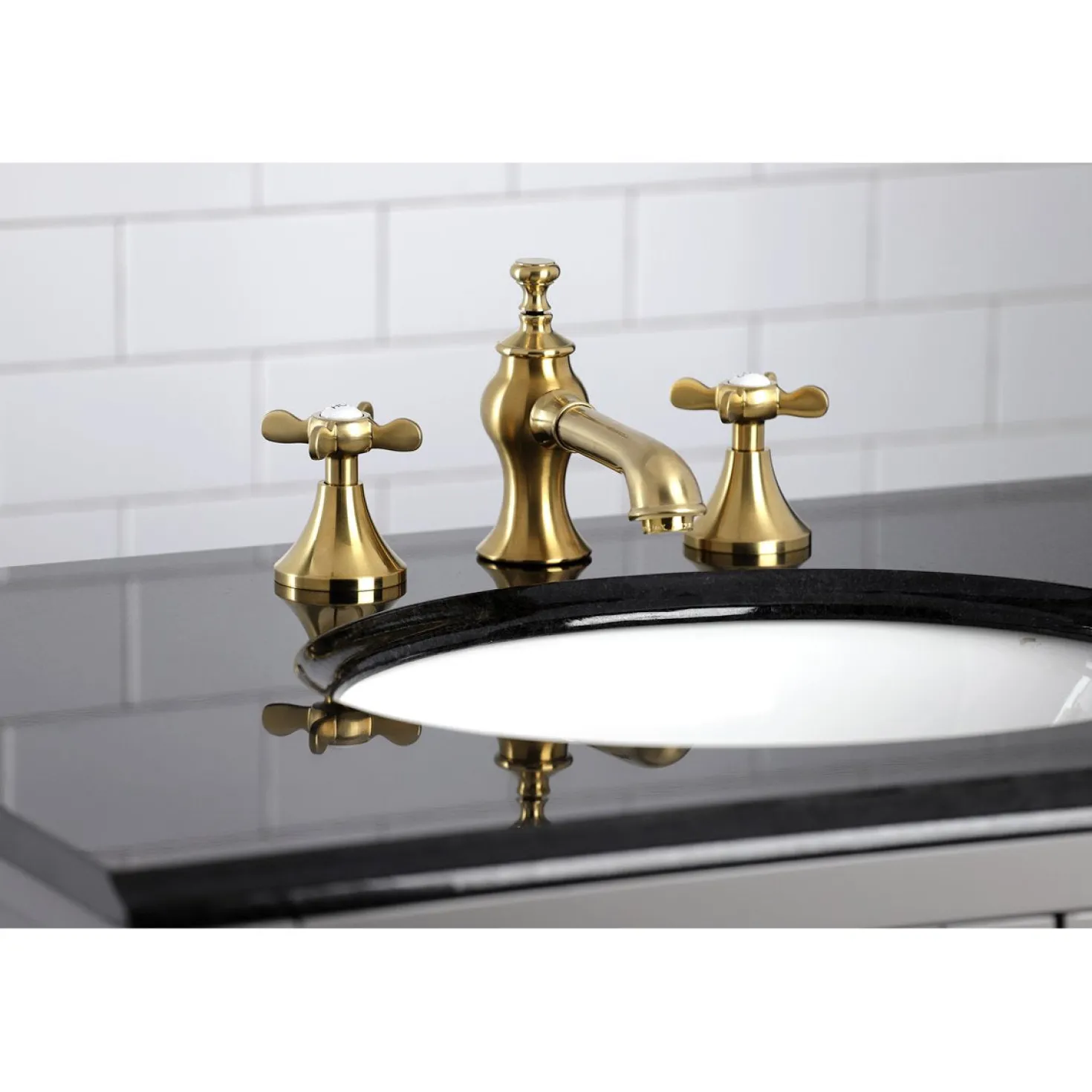 Kingston Brass Essex 8-Inch Widespread Bathroom Faucet