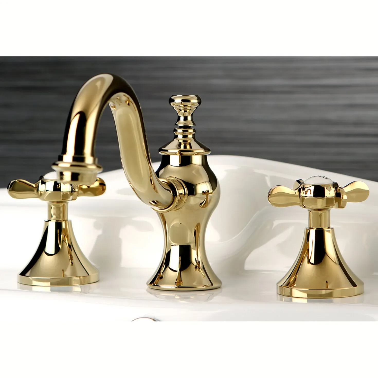 Kingston Brass Essex 8-Inch Widespread 3-Hole Bathroom Faucet