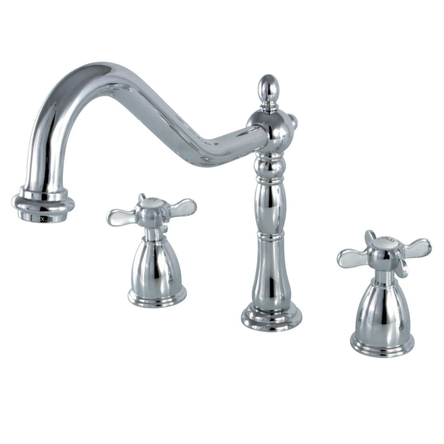 Kingston Brass Essex 8" to 16" Widespread Kitchen Faucet Less Sprayer