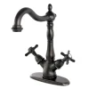 Kingston Brass Essex Vessel Sink Faucet with Deck Plate