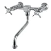 Kingston Brass Essex Wall Mount 8" Center Vessel Sink Faucet