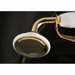 Kingston Brass Essex Wall Mount Clawfoot Tub Filler with Hand Shower