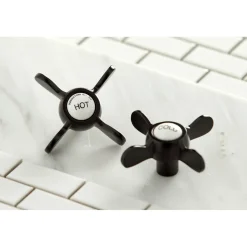 Kingston Brass Essex Wall Mount Clawfoot Tub Filler with Hand Shower