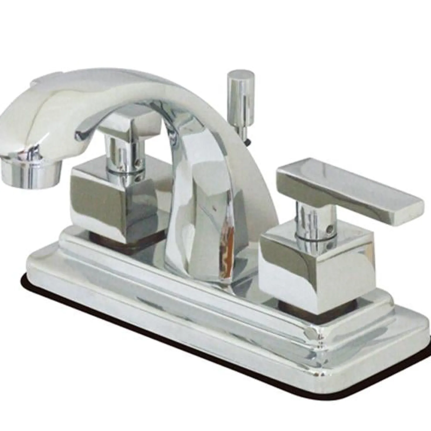 Kingston Brass Executive Two Handle 4" Centerset Lavatory Faucet with Brass Pop-up
