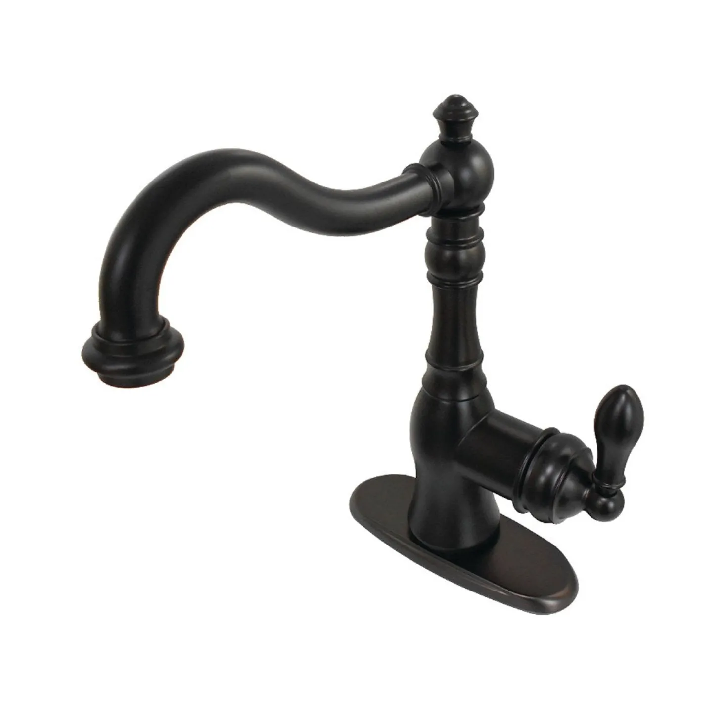Kingston Brass Fauceture American Classic Single Handle Deck Mount Bar Faucet