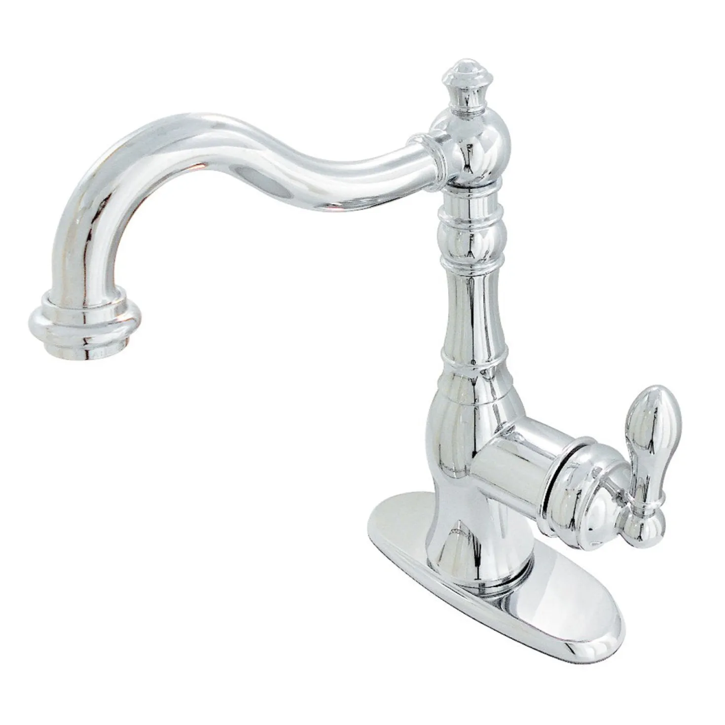 Kingston Brass Fauceture American Classic Single Handle Deck Mount Bar Faucet
