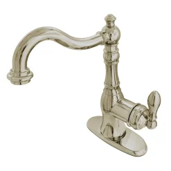 Kingston Brass Fauceture American Classic Single Handle Deck Mount Bar Faucet