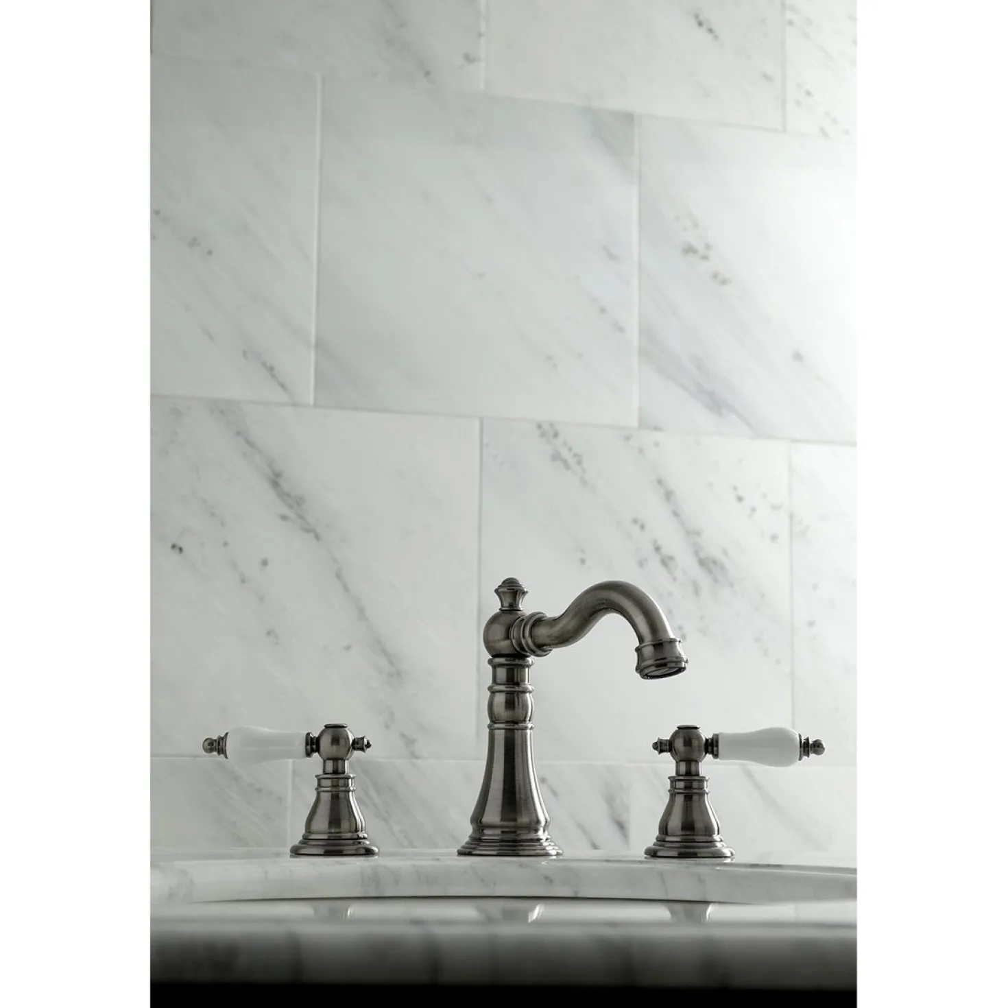 Kingston Brass Fauceture American Patriot Widespread Bathroom Faucet