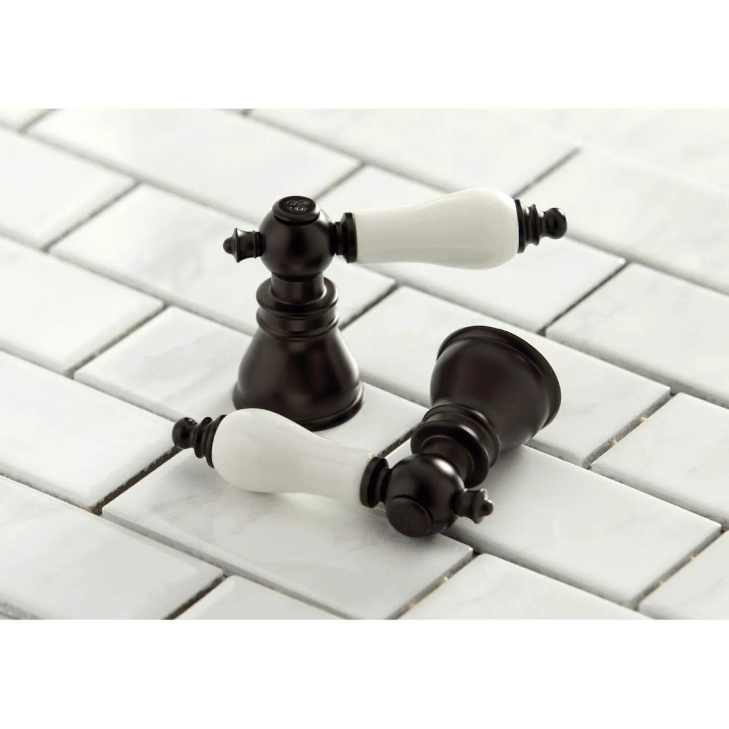 Kingston Brass Fauceture American Patriot Widespread Bathroom Faucet