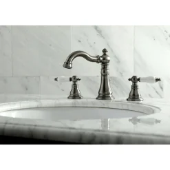 Kingston Brass Fauceture American Patriot Widespread Bathroom Faucet