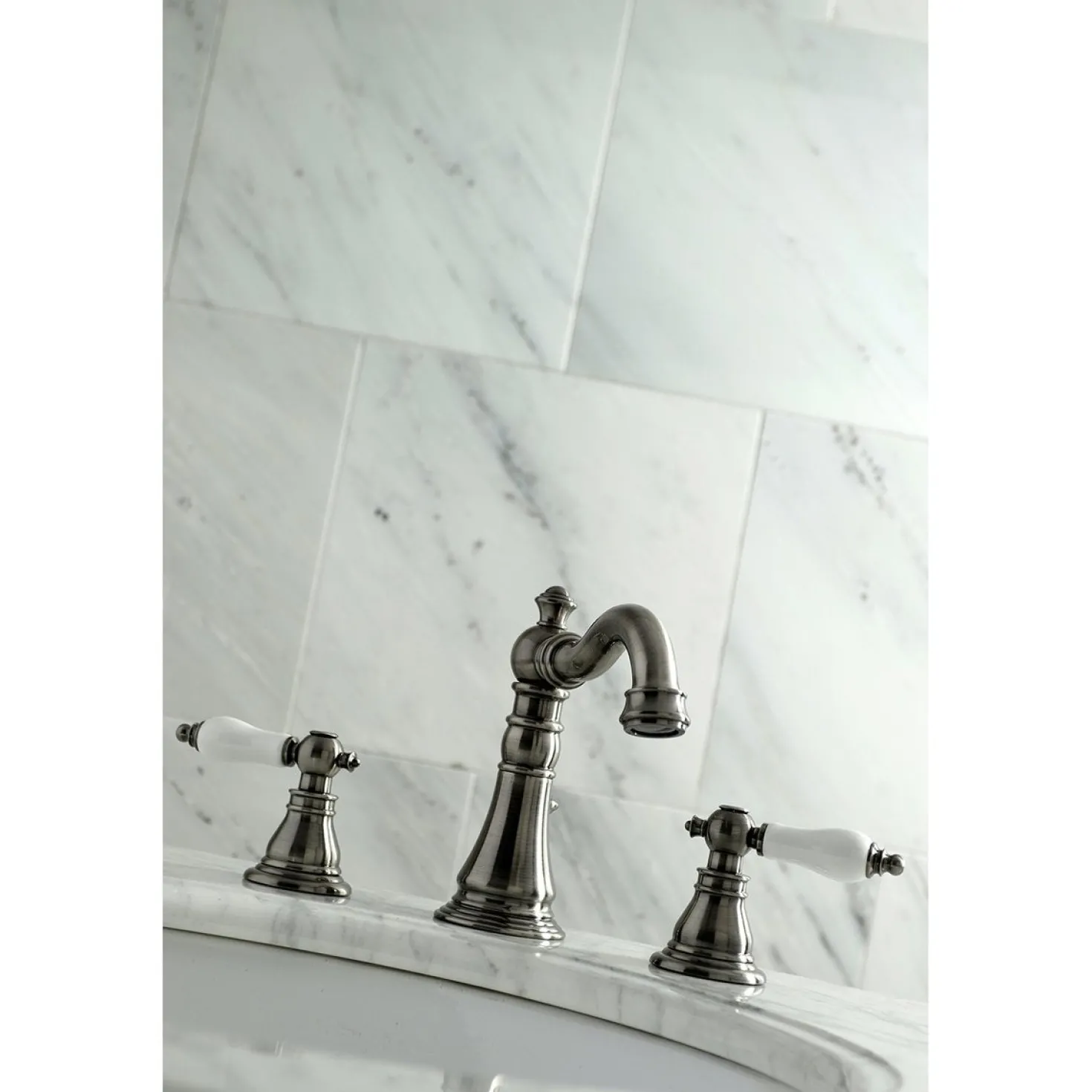 Kingston Brass Fauceture American Patriot Widespread Bathroom Faucet