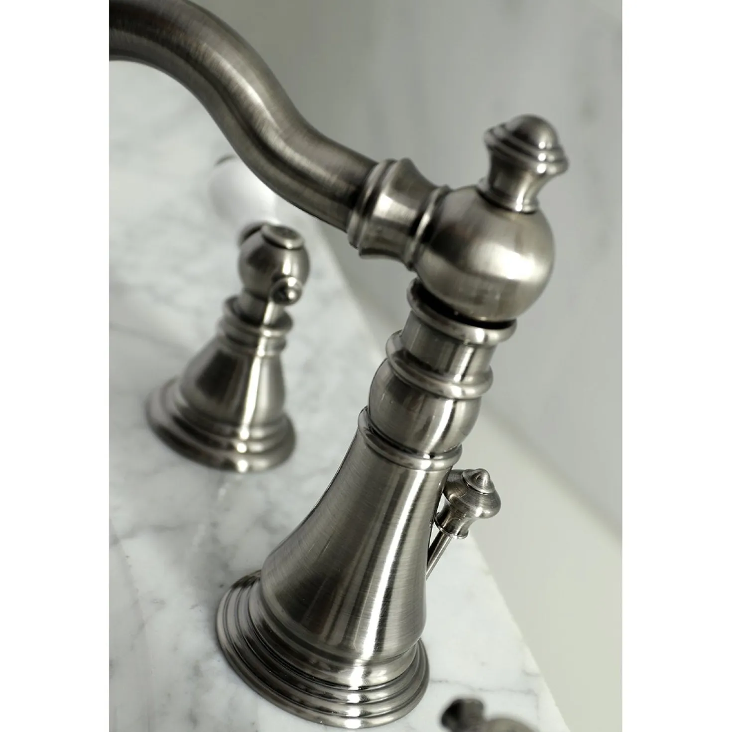 Kingston Brass Fauceture American Patriot Widespread Bathroom Faucet