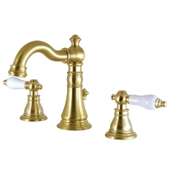 Kingston Brass Fauceture American Patriot Widespread Bathroom Faucet