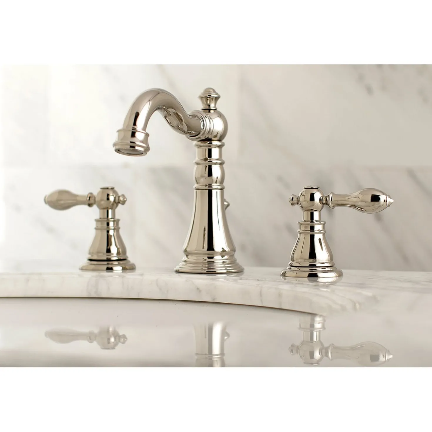 Kingston Brass Fauceture American Classic Widespread Bathroom Faucet