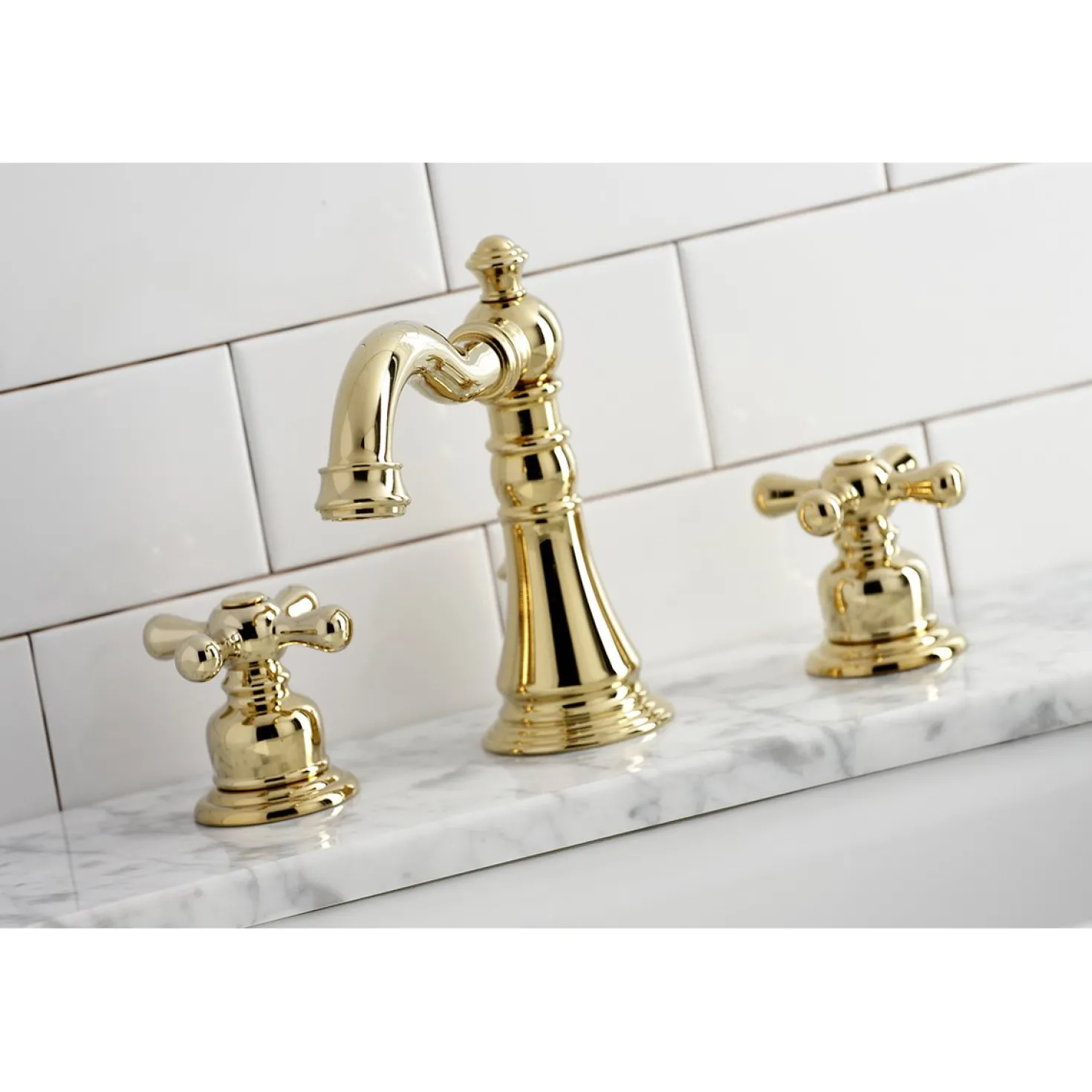 Kingston Brass Fauceture American Classic 8" Widespread Bathroom Faucet