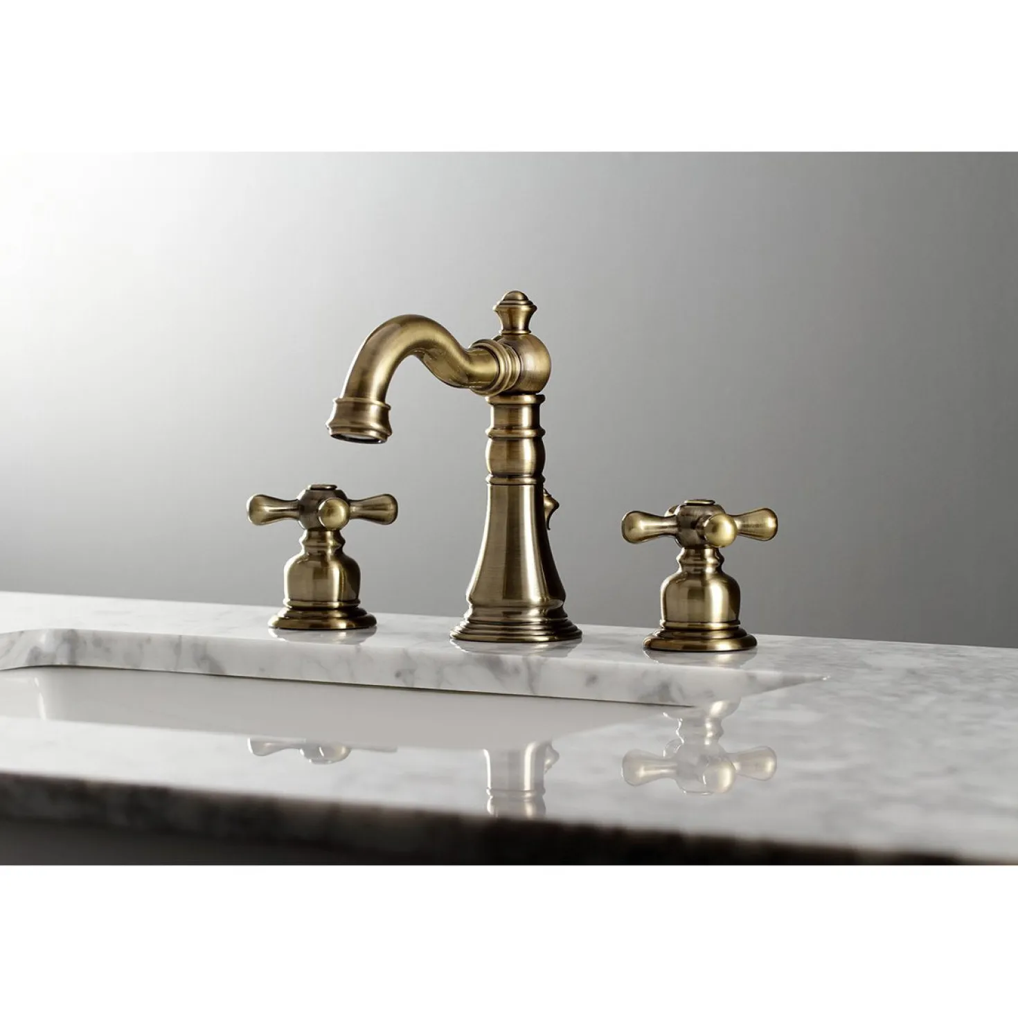 Kingston Brass Fauceture American Classic 8" Widespread Bathroom Faucet